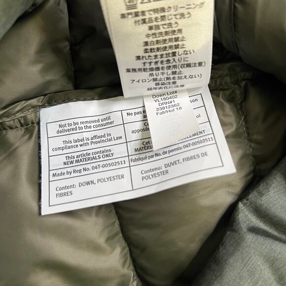 Eddie Bauer Women’s EB650 Down Puffer Vest Green Full Zip Size Medium outdoors - Picture 4 of 12